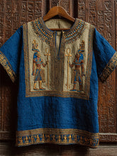 T-shirt imprimé ancien égyptien pour hommes